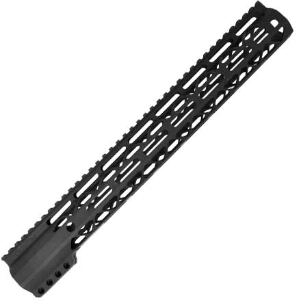 15" Air-Lok Series M-LOK Compression Free Floating Handguard With Monolithic Top Rail