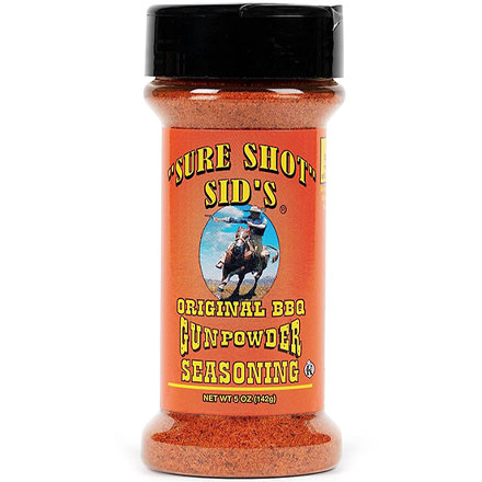 Sure Shot Sid's Original BBQ Gunpowder Seasoning 5 Oz