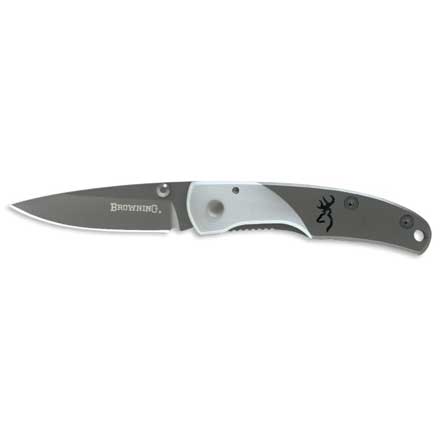 Mountain Ti Small Folding 2-1/4" Stainless Steel Blade 5" Overall Length With Pocket Clip