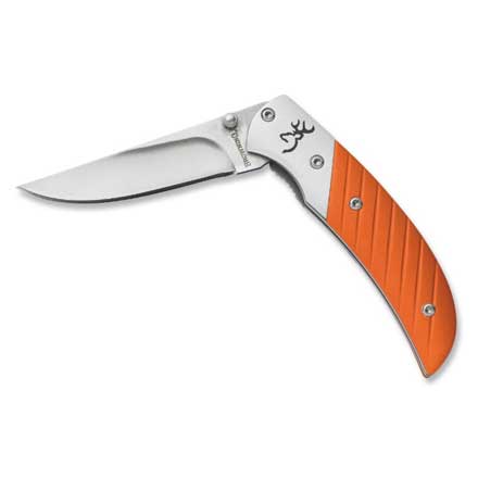 Prism II Folding 2-1/2" Blade With Orange Handle & Pocket Clip