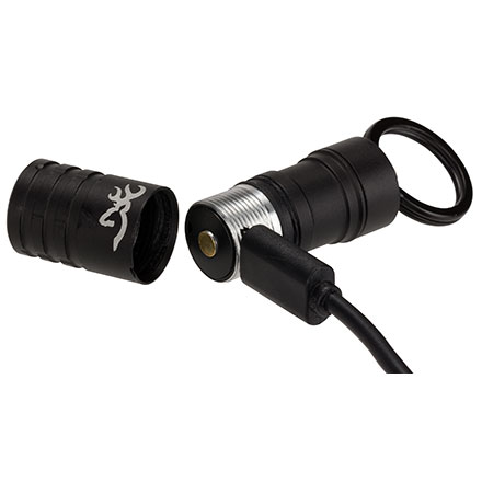 Browning Trak USB Rechargeable 121 Lumen Flashlight With Hat Clip