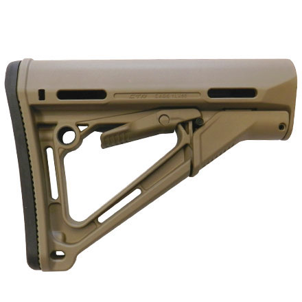 Magpul CTR Carbine Stock Dark Earth for AR-15 (For Mil-Spec Buffer Tube)