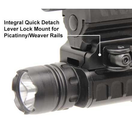 Flashlight/Laser UTG Red QD Lever Lock Weaver/Picatinny