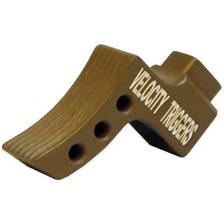 Curved Serration Flat Dark Earth Trigger Shoe for MPC Trigger