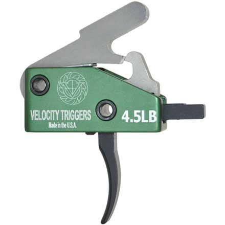 Velocity Triggers AR-15 Drop in Trigger Curved 4.5LB