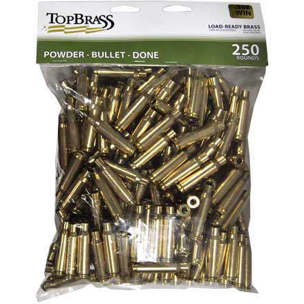 308 Winchester / 7.62x51 NATO Mixed Premium Reconditioned Unprimed Rifle Brass 250 Count