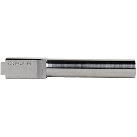 9mm Glock 19 Replacement Barrel Unthreaded Stainless Steel
