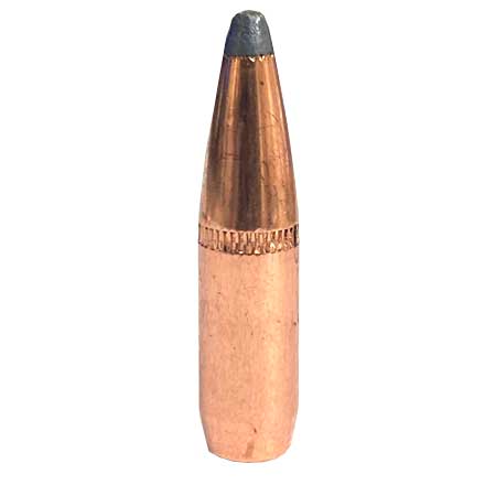 25 Caliber .257 Diameter 117 Grain Boat Tail Spire Point With Cannelure 100 Count