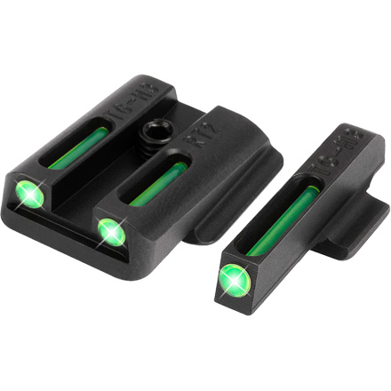 TFO Tritium Fiber Optic Pistol Sight Set Ruger LC9, 380