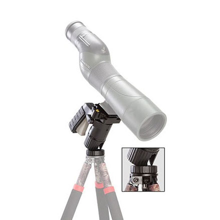 PCA Professional Tripod Camera Adapter for Bog-Pod Shooting Sticks Black