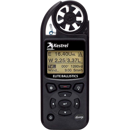 Kestrel 5700 Elite Weather Meter with Applied Ballistics with LINK Black