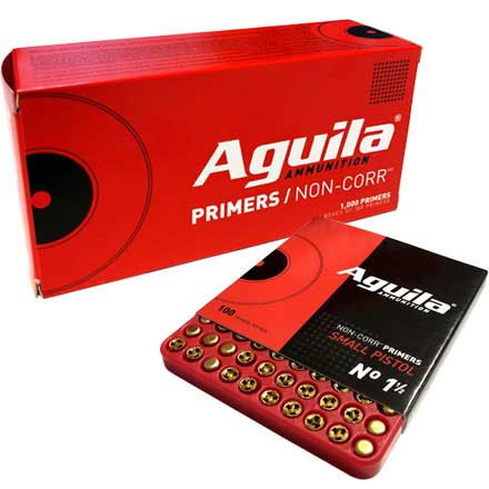 Aguila No. 1-1/2 Small Pistol Primers 5000 Count Case