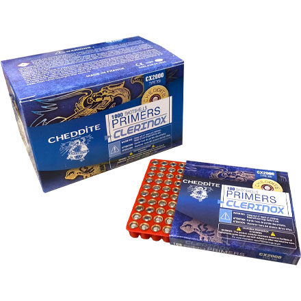 Cheddite Clerinox CX2000 209 Primers 5000 Count Case