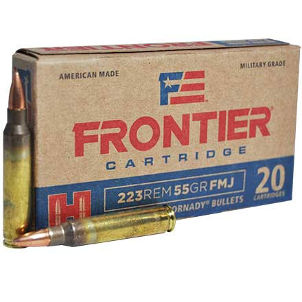 Hornady Frontier 223 Remington 55 Grain Full Metal Jacket  500 Round Case