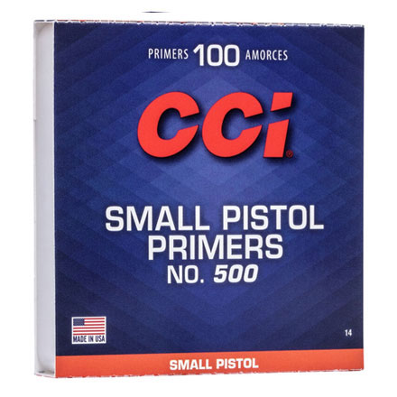 #500 Small Pistol Primer 5000 Count Case