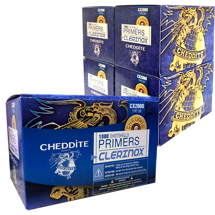 Cheddite Clerinox CX2000 209 Primers 5000 Count Case