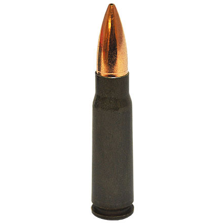 Barnaul 7.62x39 123 Grain Hollow Point Steel Lacquered Case 20 Rounds