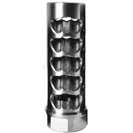 Gen 4 Fat Bastard Self Timing Muzzle Brake 5/8x24 30cal Stainless