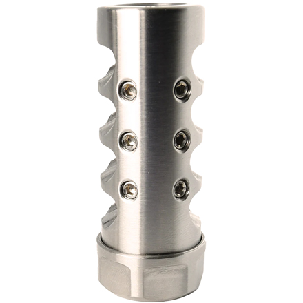 Gen 4 Little Bastard Self Timing Muzzle Brake 5/8x24 6.5mm Stainless