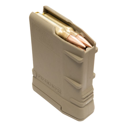 Amend2 7.62X51 308 Winchester SR-25 Polymer Magazine 10 Rounds Flat Dark Earth