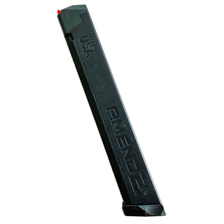 Amend2 9mm 34 Round  Glock Stick Mag Double Stack Black