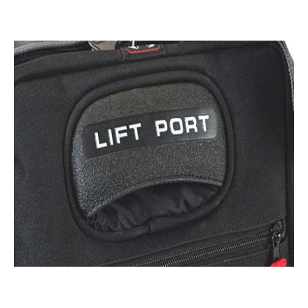 Large Range Bag With Lift Ports And 4 Ammo Dump Cups Black