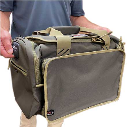 Large Range Bag With Lift Ports And 4 Ammo Dump Cups Olive Green & Khaki