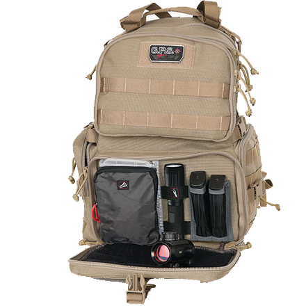 Tactical Range Backpack (Holds 3 Handguns) Tan