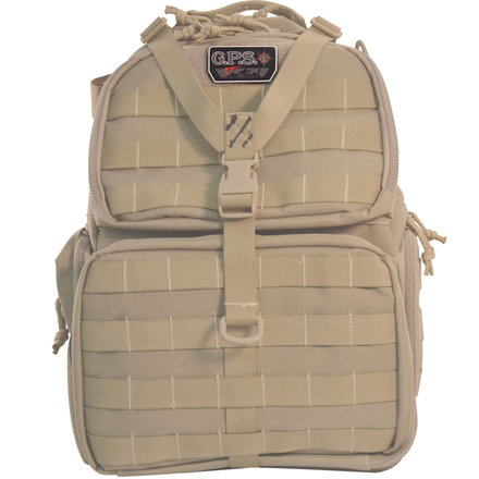 Tactical Range Backpack (Holds 3 Handguns) Tan
