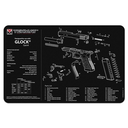 Glock Gen4 Gun Cleaning Mat