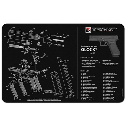 Glock Gen5 TekMat Gun Cleaning Mat
