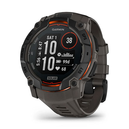 Instinct 3 Solar Black Watch 50mm Face
