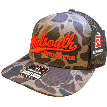 Richardson 112 Classic Camo Trucker Caps With Midsouth 3D Style