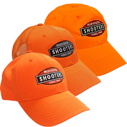 Blaze Orange Midsouth Shooters Hat with Midsouth Logo
