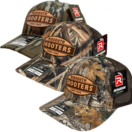 Richardson 842 Camo Structured Trucker Caps With Vintage Midsouth Logo (See Full Selection)