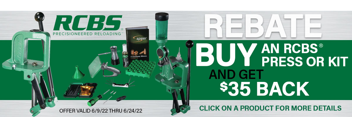 Shop RCBS Fathers Day Rebate Deals!