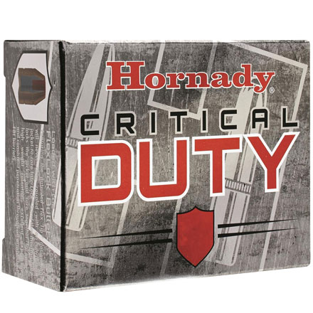 Hornady 9mm Luger Plus P Critical Duty 135 Grain FlexLock 25 Rounds