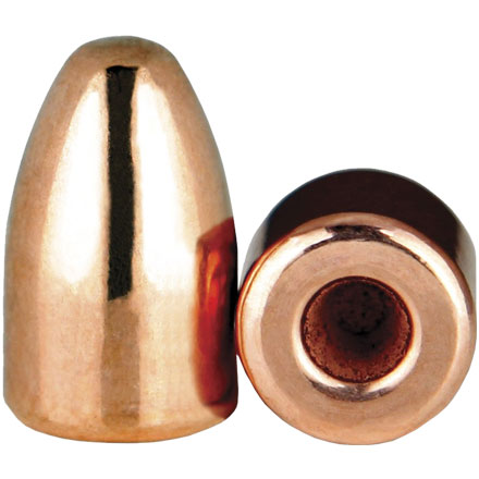 9mm .356 Diameter 124 Grain Hollow Base Round Nose Thick Plate 250 Count