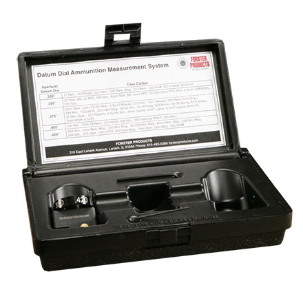 Datum Dial Ammunition Measurement System Body with Case Dial in Storage Box