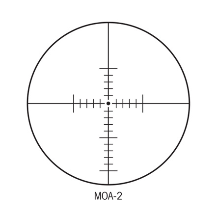 S-TAC 30mm 4-20x50 Side Focus With MOA Reticle Matte Finish