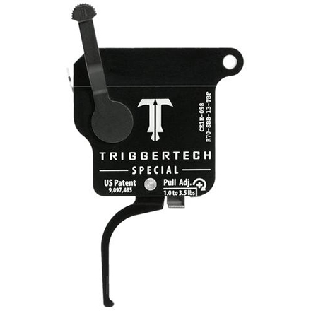 Remington 700 Special Flat Single Stage Trigger With Bolt Release Safety Black 1-3.5lb Pull