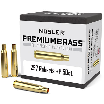 257 Roberts (Plus P) Premium Unprimed Rifle Brass 50 Count