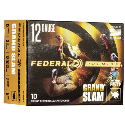 Federal Grand Slam 12 Gauge 3-1/2" 2oz #5 Copper Plated Lead Shot 10 Rounds