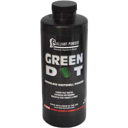 Alliant Green Dot Smokeless Shotshell Powder 1 Lb