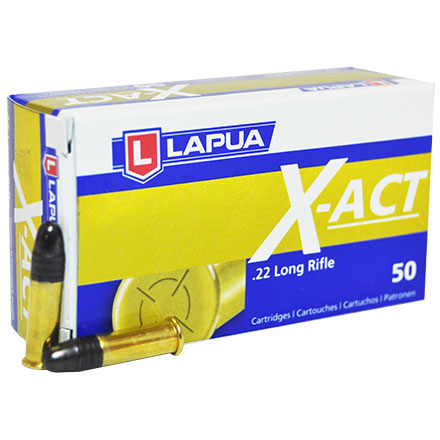 Lapua  X-ACT 22 LR  50 Round Box