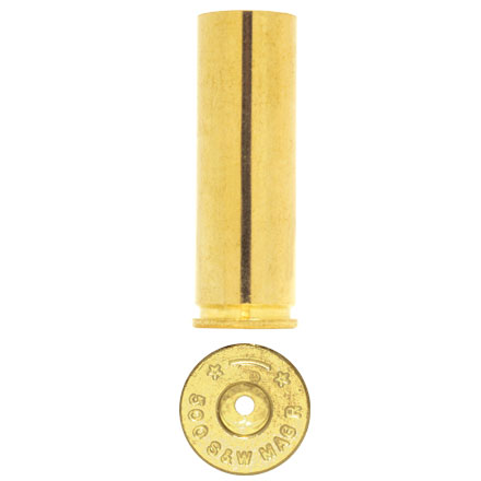 500 Smith & Wesson Magnum Unprimed Pistol Brass 100 Count