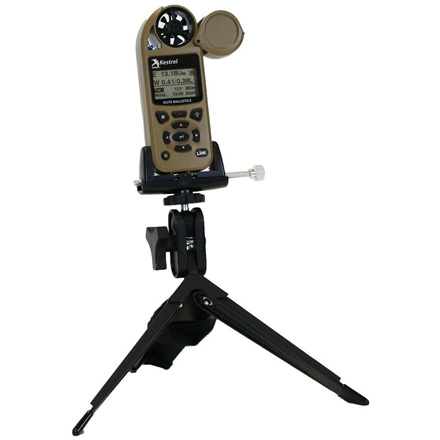 Portable Tripod With Clamp For Kestrel Meters - Black