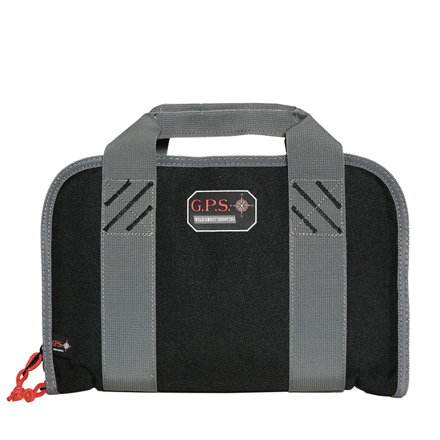 Double Pistol Case with Mag Storage & Dump Cup Black